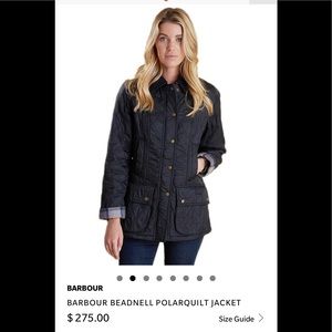 Barbour Beadnell Polarquilt Jacket Black 10